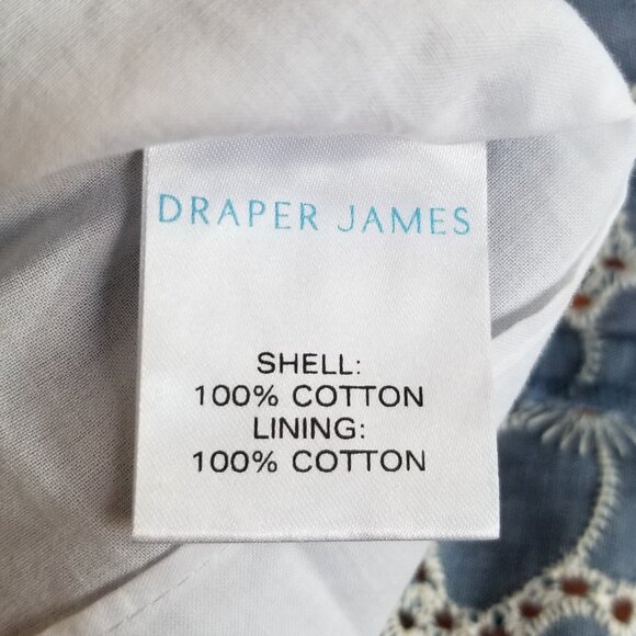 Embroidered Chambray Dress - Picture 7 of 8